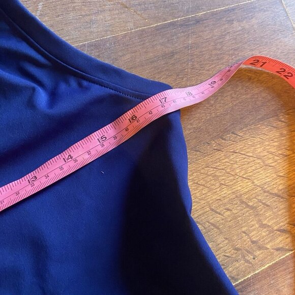 Baleaf Women's Sport Dress Blue Pleat Skirt Size Large Side Zipper - Picture 4 of 4